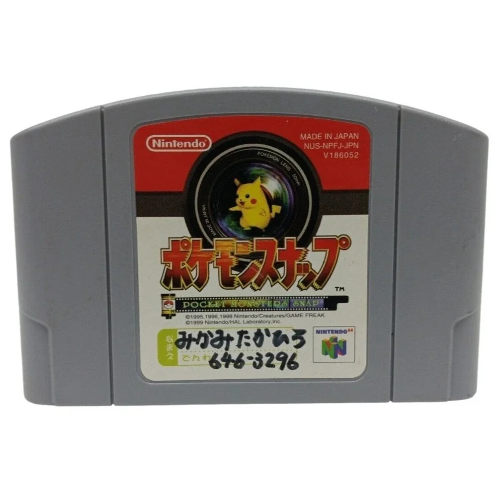 NINTENDO Pokemon Snap 64 N64 Japan Import , cartridge only